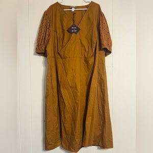 NWT Ava & Viv Dress with Pockets Size 4X